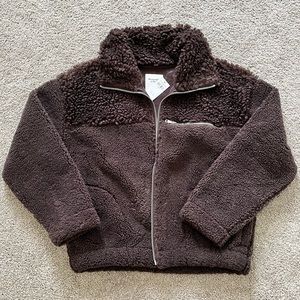 Abercrombie Sherpa Teddy Bomber Jacket